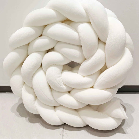 Tour de lit tressé bébé nœud coussin | DouceurPlus