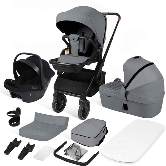 Poussette pliable | 3-en-1 Compacte