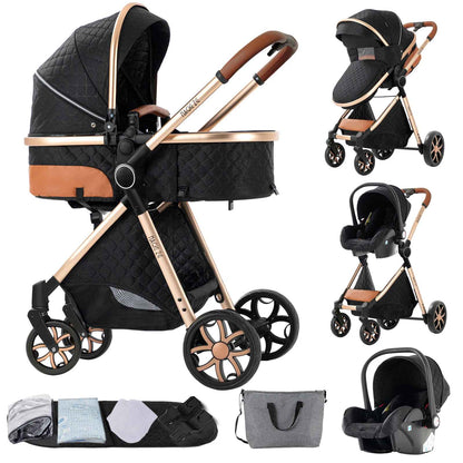 Poussette Multifonctionnelle Elegant | Parentalité Simplifiée
