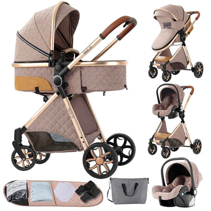 Poussette Multifonctionnelle Elegant | Parentalité Simplifiée