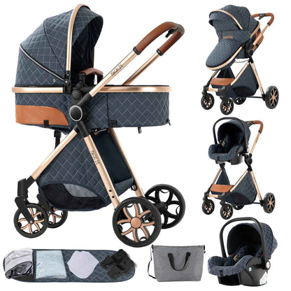 Poussette Multifonctionnelle Elegant | Parentalité Simplifiée