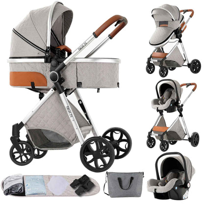 Poussette Multifonctionnelle Elegant | Parentalité Simplifiée