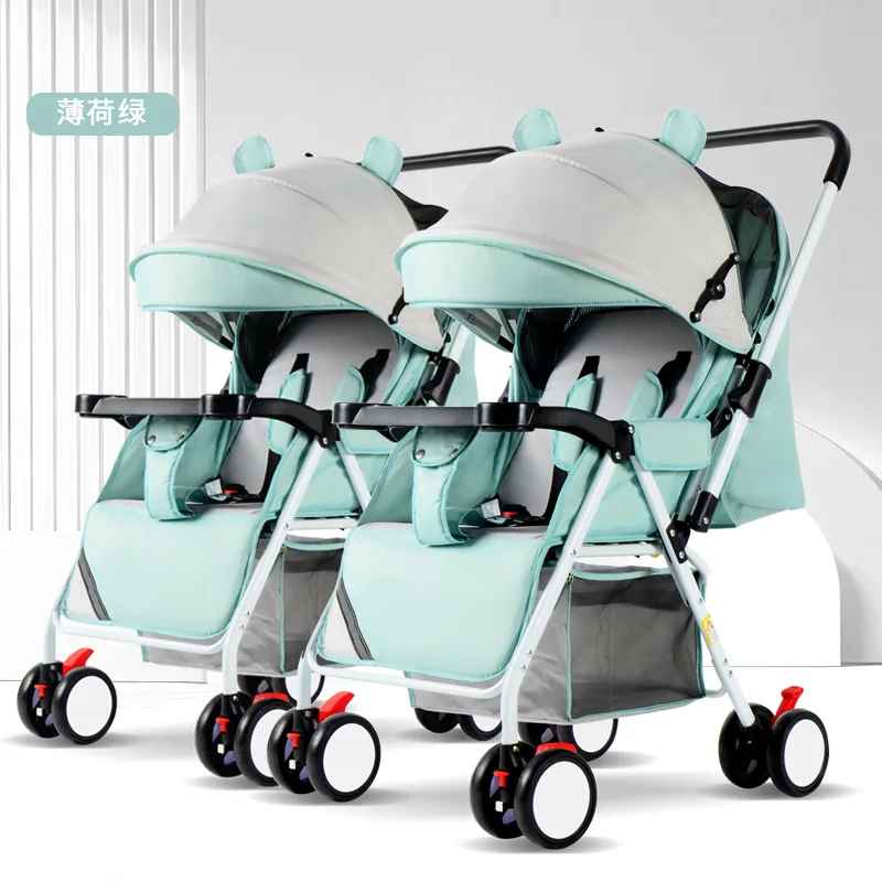 Poussette bébé double | Confort Jumeaux