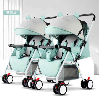 Poussette bébé double | Confort Jumeaux