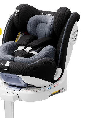 Siège auto bébé AP03 KL005, siège enfant pivotant à 360°, ISOFIX ECE, 40-150 cm, 0-12 ans, 9-36 kg, ceinture 5 points