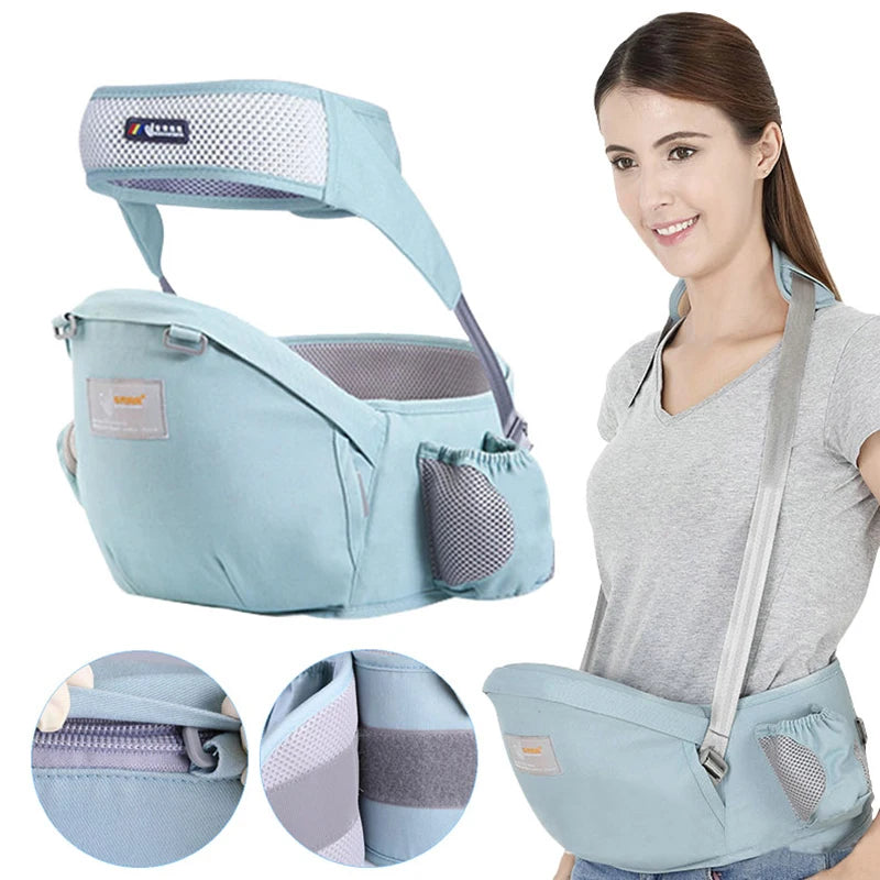 Porte-bébé coton porte-bébé taille tabouret transporteur bébé fronde Bebe hanche transporteur enfants hanche siège bébé marcheurs sac avant support Wra
