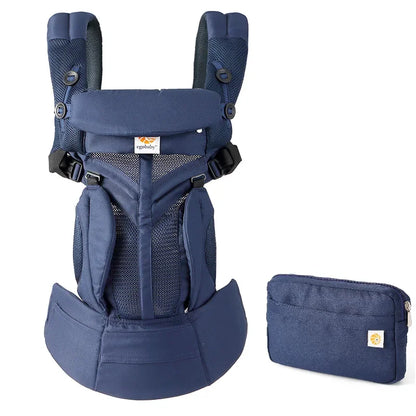 Porte-bébé ergonomique OMNI avec Instructions et boîte, sac à dos pour bébé, landau pour enfant en bas âge, bretelles enveloppantes 360