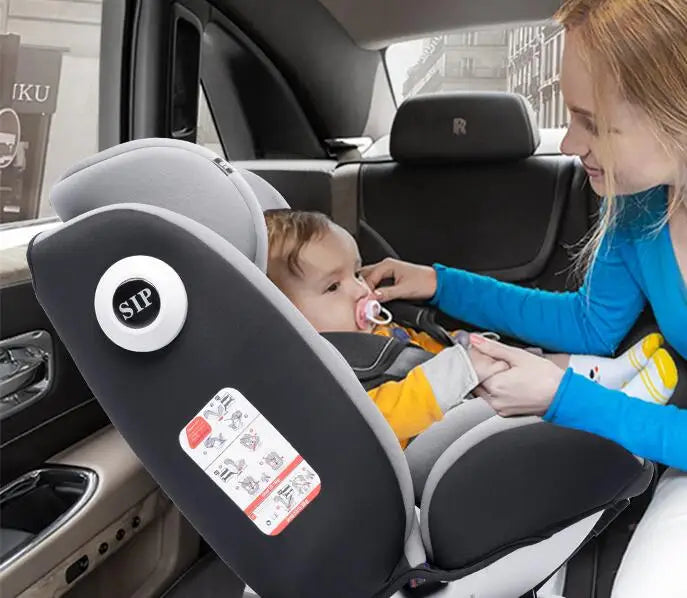 AP02 KL005 Siège auto bébé siège enfant rotatif à 360° avec ISOFIX et position de repos, groupe 0+1/2/3 (9-36 kg/0-12 ans), ceinture de sécurité 5 points, siège auto enfant