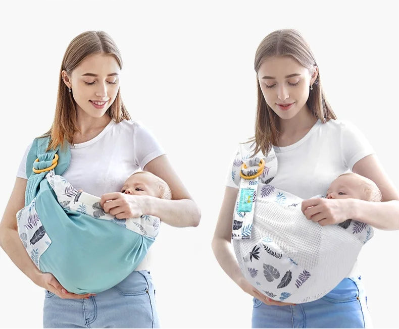 Porte-bébé en coton, écharpe de sécurité pour nouveau-né, sac kangourou confortable