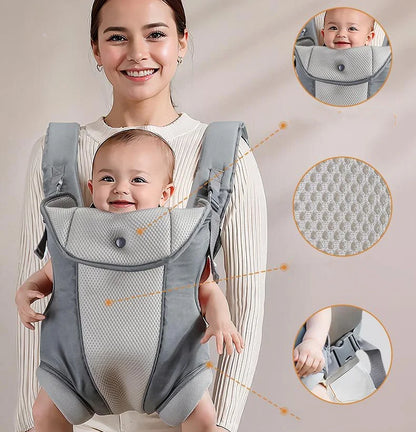 Porte-bébé respirant pour bébés, couverture pour tout-petits, facile à porter, léger, mains libres, sac de transport pour nouveau-né
