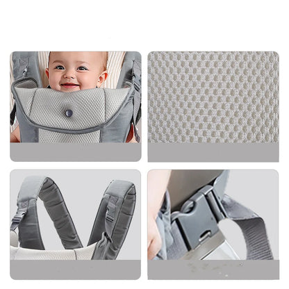 Porte-bébé respirant pour bébés, couverture pour tout-petits, facile à porter, léger, mains libres, sac de transport pour nouveau-né