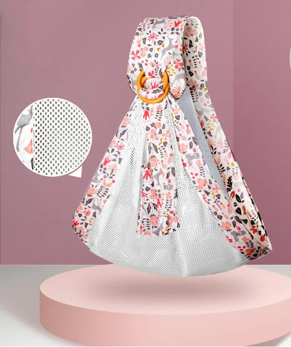 Porte-bébé en coton, écharpe de sécurité pour nouveau-né, sac kangourou confortable