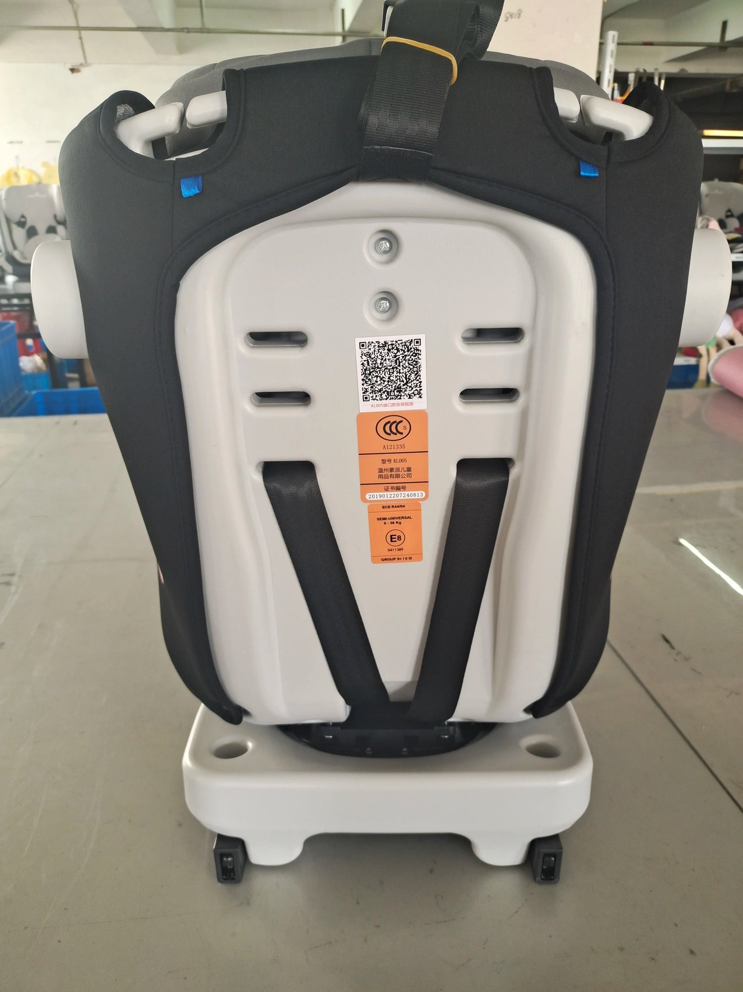 AP02 KL005 Siège auto bébé siège enfant rotatif à 360° avec ISOFIX et position de repos, groupe 0+1/2/3 (9-36 kg/0-12 ans), ceinture de sécurité 5 points, siège auto enfant