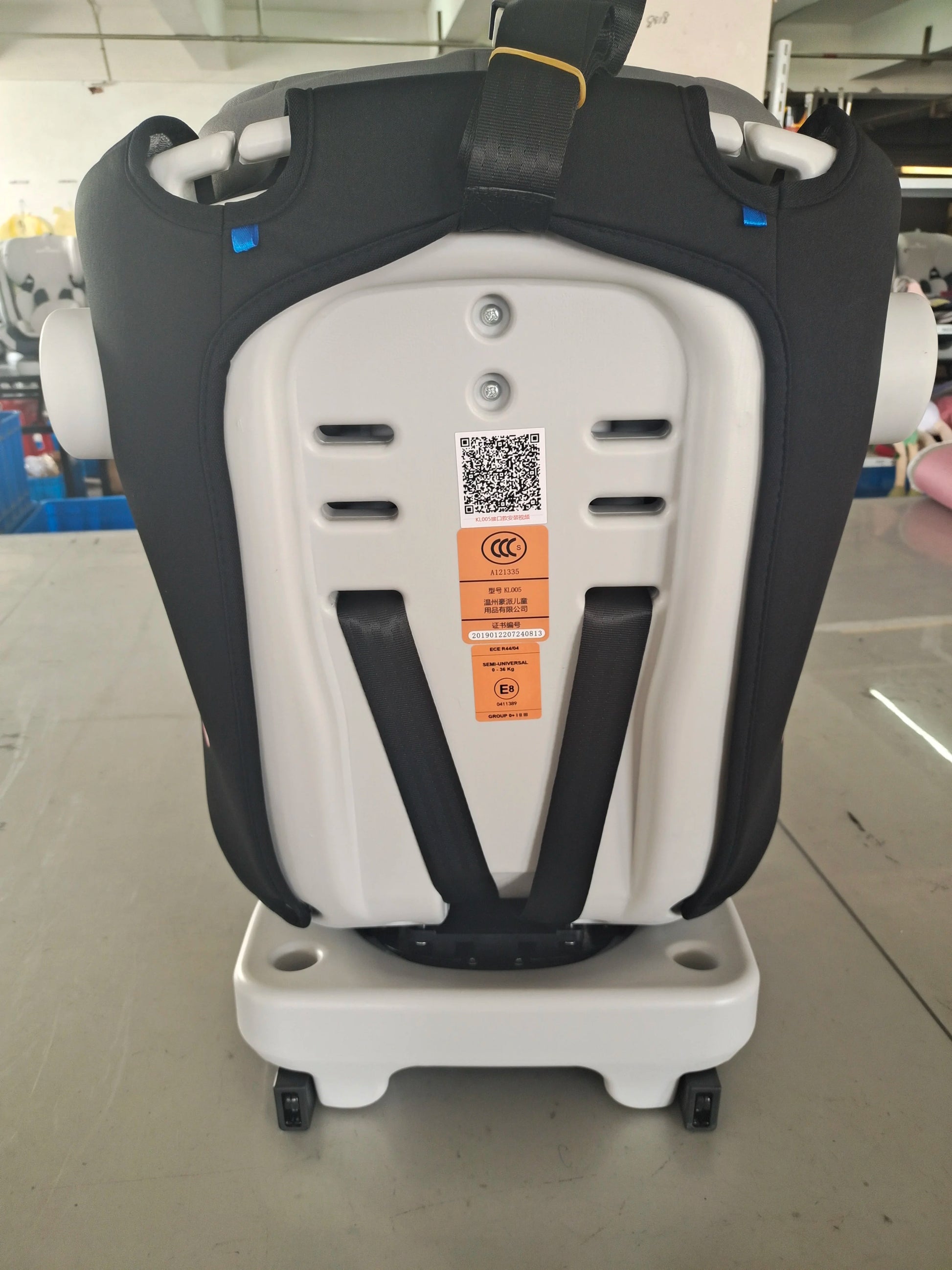 AP02 KL005 Siège auto bébé siège enfant rotatif à 360° avec ISOFIX et position de repos, groupe 0+1/2/3 (9-36 kg/0-12 ans), ceinture de sécurité 5 points, siège auto enfant
